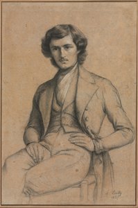 若い男の肖像、1837年。 作： Louis Leopold Boilly