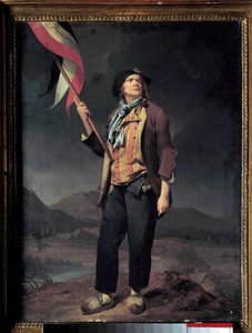 歌手シモン・シェナールの肖像 作： Louis Leopold Boilly