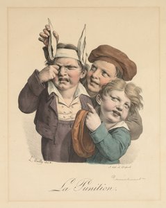 罰、1821年。 作： Louis Leopold Boilly