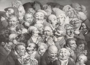 35の多様な首長（35 verschiedeneKöpfe）の会議。 1825 作： Louis Leopold Boilly