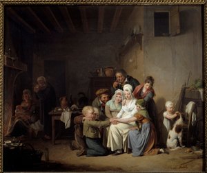 牛足のゲーム」ルイ・レオポルド・ボイリー（1761-1845）の絵