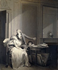 手紙か失神、 作： Louis Leopold Boilly