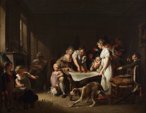 グランド・アーミーの会報の朗読 作： Louis Leopold Boilly