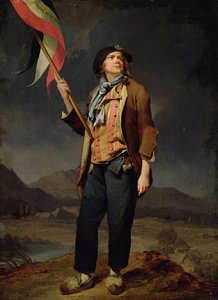 サンキュロットとしての歌手シュナード 作： Louis Leopold Boilly