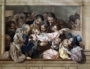 メロドラマの効果 作： Louis Leopold Boilly