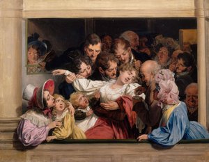 メロドラマの効果Leffet dumélodrame、c。 1830年。 作： Louis Leopold Boilly