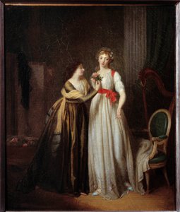 二人の友人ルイ・レオポルド・ボイ（1761 - 1845）の絵画 作： Louis Leopold Boilly