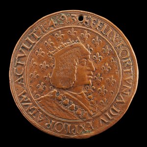 シャルル 8 世、1470 ～ 1498 年、フランス王 1483 年 [表]、14931494 作： Louis Lepère