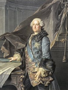 Abel Francois Poisson de Vandieres (1727-81) Marquis de Marigny - 王の建物の長官、Madame de Pompadourの弟 - Portrait of Abel-Francois (Abel Francois) Poisson, monsieur de Vandieres, Marquis de Marigny, at the Director General of the Batim