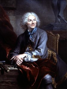 ジャン・ルイ・ルモワン（1665-1755）の肖像（油彩・キャンバス）