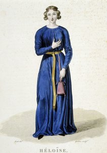 Heloise - "Galerie francaise des femmes célèbres "にて。 作： Louis Marie Lante