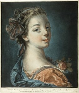 女性の胸像 作： Louis Marin Bonnet