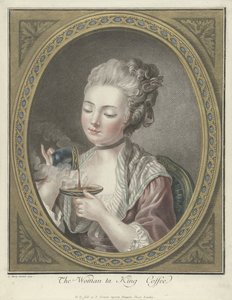 コーヒーを飲む若い女性の胸像 The Woman ta King Coffee (オブジェクトのタイトル)
