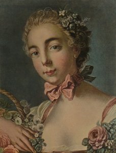 La Tete De Floreマダムデシェイ、1769年、1913年 作： Louis Marin Bonnet