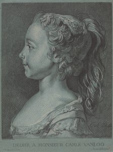 マリー・ロザリー・ヴァンルー、c。 1764年。 作： Louis Marin Bonnet
