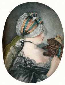 フィデリティリトルドッグエデュケイション、1775年 作： Louis Marin Bonnet