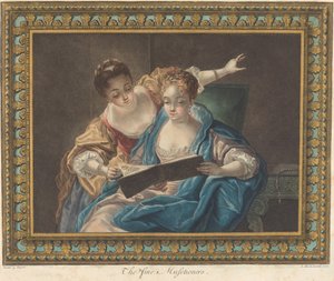 The Fine Musetioners、1775年。 作： Louis Marin Bonnet