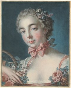 フローラの頭 フローラの頭、1769年。 作： Louis Marin Bonnet