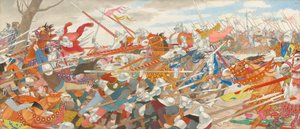 The Turmoil of Conflict Joan of Arc シリーズ。IV, c. 1909年後半から1913年前半。 作： Louis Maurice Boutet de Monvel