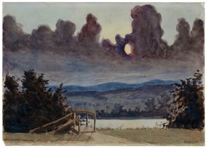 暗い雲、1901年頃 作： Louis Michel Eilshemius