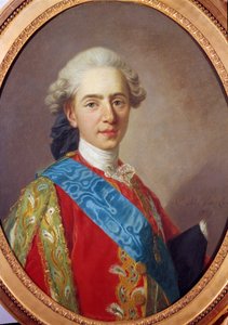 フランス王であり、ベリー公であったルイ16世（1754-1793）の肖像 ルイ・ミシェル・ファン・ロー（1707-1771）の絵画 1769年 日0,64 x 0,49 m 作： Louis Michel van Loo