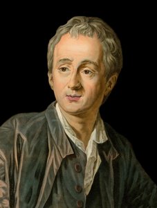 フランスの作家・哲学者Denis Diderot（1713-1784）の肖像（Michel Van Looによる彫刻）。