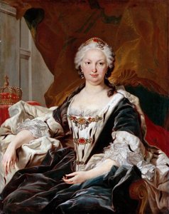 エリザベスファルネーゼ1692-1766、スペインの女王 作： Louis Michel van Loo
