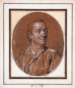 デニスディドロ1713-1784、1767年の肖像。 作： Louis Michel van Loo