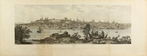 カサンのパノラマビュー、1767 作： Louis Nicolas de Lespinasse