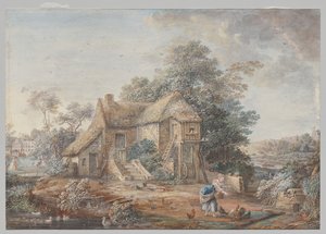 プチ・トリアノン、ベルサイユ 作： Louis Nicolas van Blarenberghe
