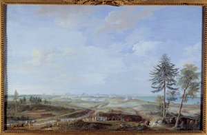 アメリカの独立戦争（1775年～1783年）のこと。「10月6日から19日までのヨークタウンの包囲戦 作： Louis Nicolas van Blarenberghe