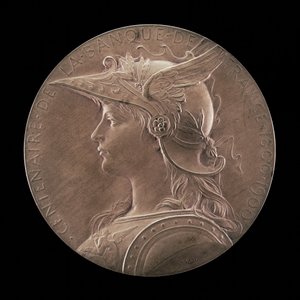 フランス銀行の 100 周年、1800 年から 1900 年 [表]、1900 年。 作： Louis Oscar Roty