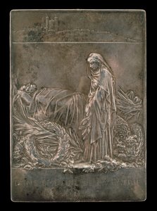 共和国大統領を追悼するフランス［裏面］1894年 作： Louis Oscar Roty