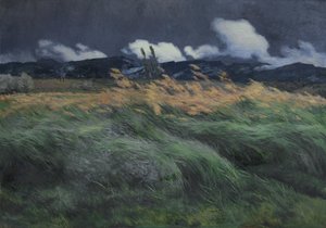 風景 作： Louis Patru (signed by artist)