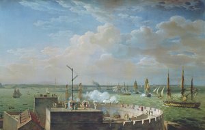 シェルブール港、1822
