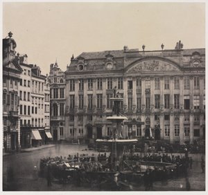 1856年7月の無名の記念噴水の建設。 作： Louis Pierre Theophile Dubois de Nehaut
