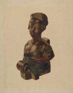 フィギュアヘッド、c。 1937年。 作： Louis Plogsted