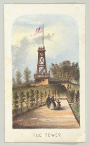 The Tower」は、シリーズ「Views in Central Park, New York, Part 2」（1864年）より。