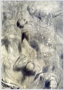 「海の鉱山」、1916 年 作： Louis Raemaekers