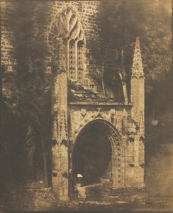 ブルターニュのサンブリューにあるノートルダムの噴水c。 1853年。 作： Louis Rémy Robert