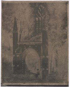 ブルターニュのサンブリューにあるノートルダムの噴水c。 1853年。 作： Louis Rémy Robert