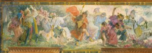 (バッカナーレの祝祭、パンと行列） 作： Louis Schaettle