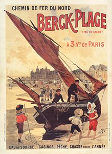 北陸鉄道。 ベルク・プラージュ、c。 1910年。 作： Louis Tauzin
