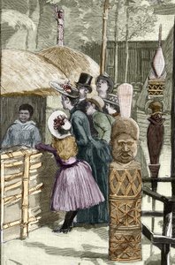 1889年の万国博覧会 - Le village canaque à l