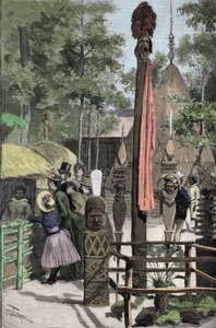 1889年の万国博覧会 - Le village canaque à l