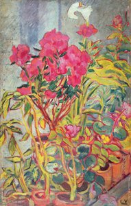 ツツジ、1918年頃（船上油） 作： Louis Valtat
