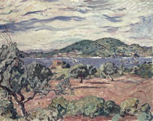 アンセオール湾、1906～07年頃（キャンバスに油彩） 作： Louis Valtat