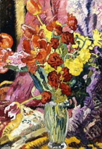 Bouquet of Flowers, c.1930 (óleo sobre tela) 作： Louis Valtat