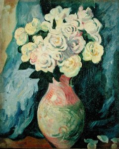 Flores (óleo sobre tela) 作： Louis Valtat
