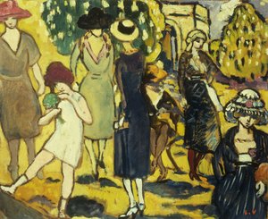 凱旋門への散歩 作： Louis Valtat